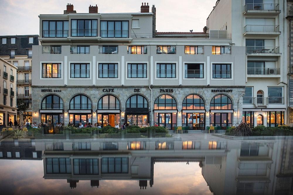 Hotel Le Cafe De Paris Biarritz Luaran gambar